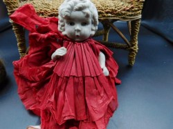 stone bisque red dress view